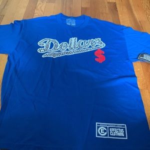 Men's blue graphic Tshirt